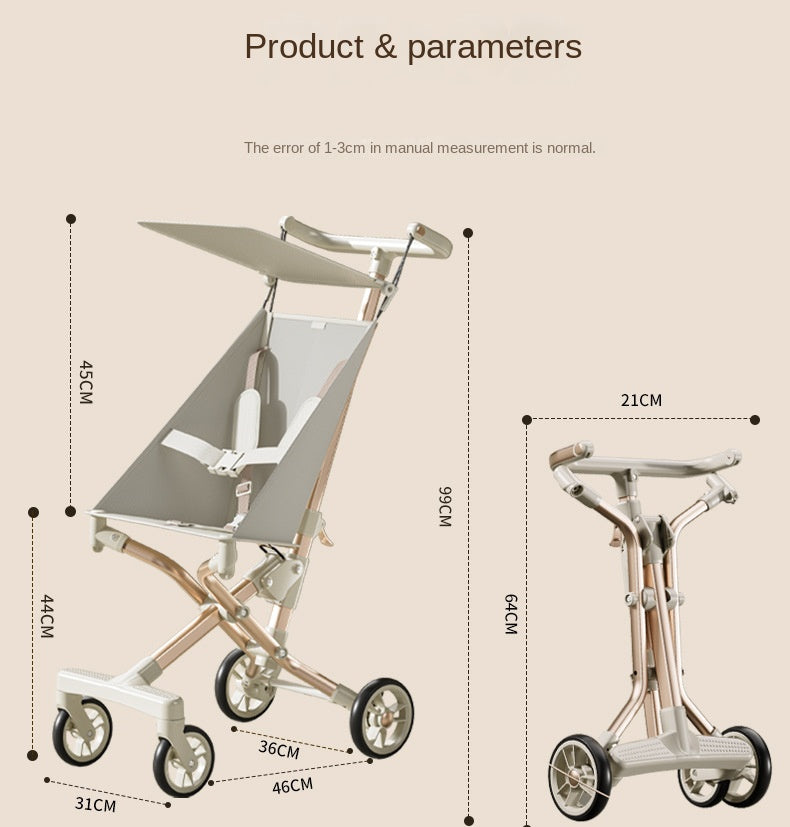 Easystrolls | Ultra Lightweight Stroller Newborn Baby Two-way