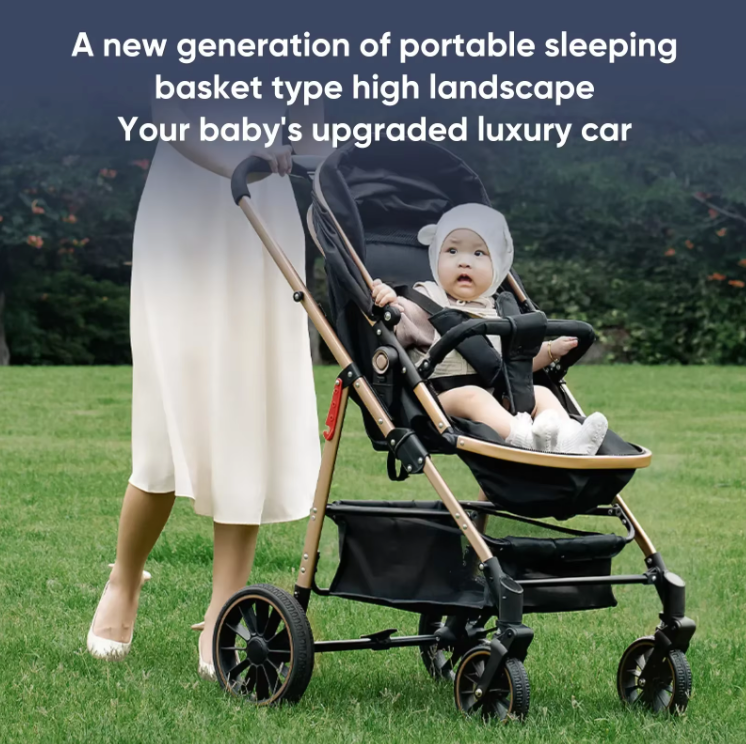 Easystrolls | Baby Stroller 3 in 1 Luxurious Compact Stroller