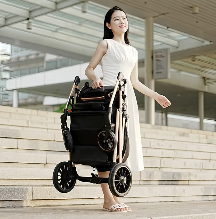 Easystrolls | Baby Stroller 3 in 1 Luxurious Compact Stroller