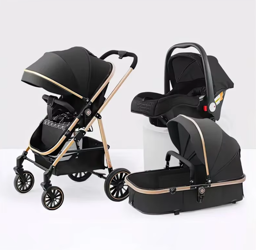 Easystrolls | Baby Stroller 3 in 1 Luxurious Compact Stroller