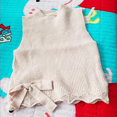 Girls Soft Knit Vest