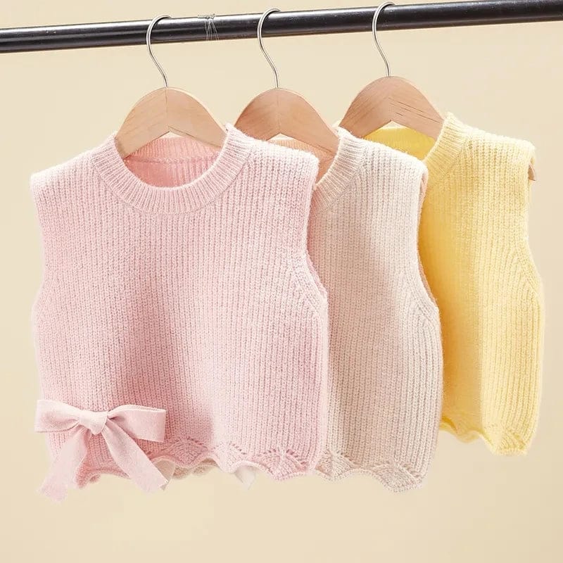 Girls Soft Knit Vest