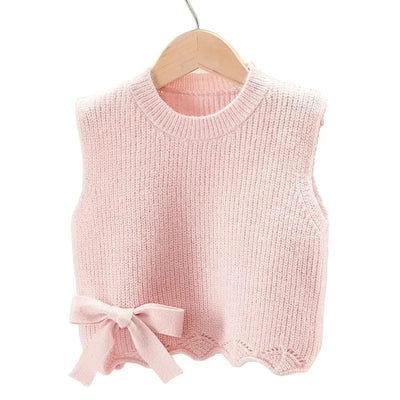 Girls Soft Knit Vest