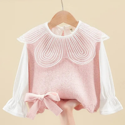 Girls Soft Knit Vest