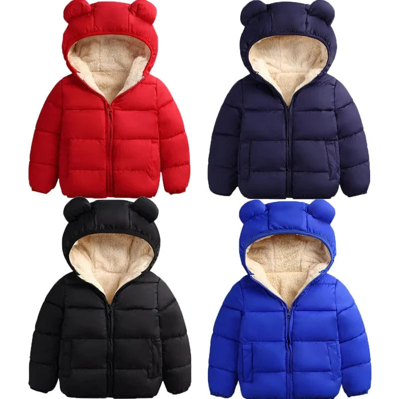 Ear Hooded Winter Coat