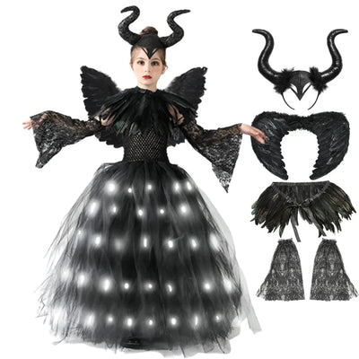 Dark Fairy Queen LED Costume