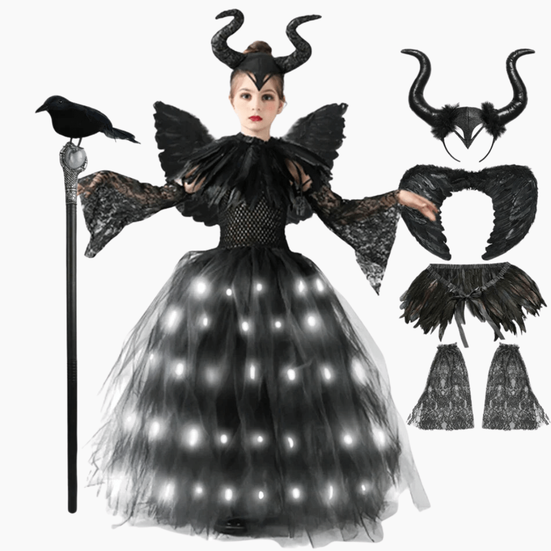 Dark Fairy Queen LED Costume