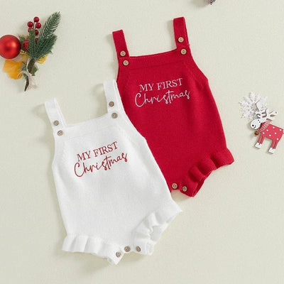 My First Christmas Baby Romper