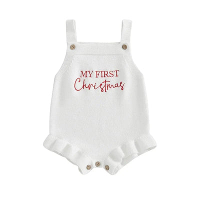 My First Christmas Baby Romper