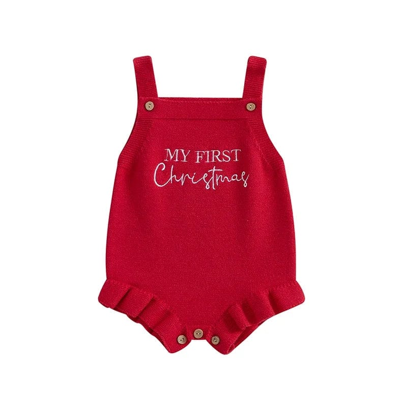 My First Christmas Baby Romper