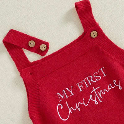 My First Christmas Baby Romper