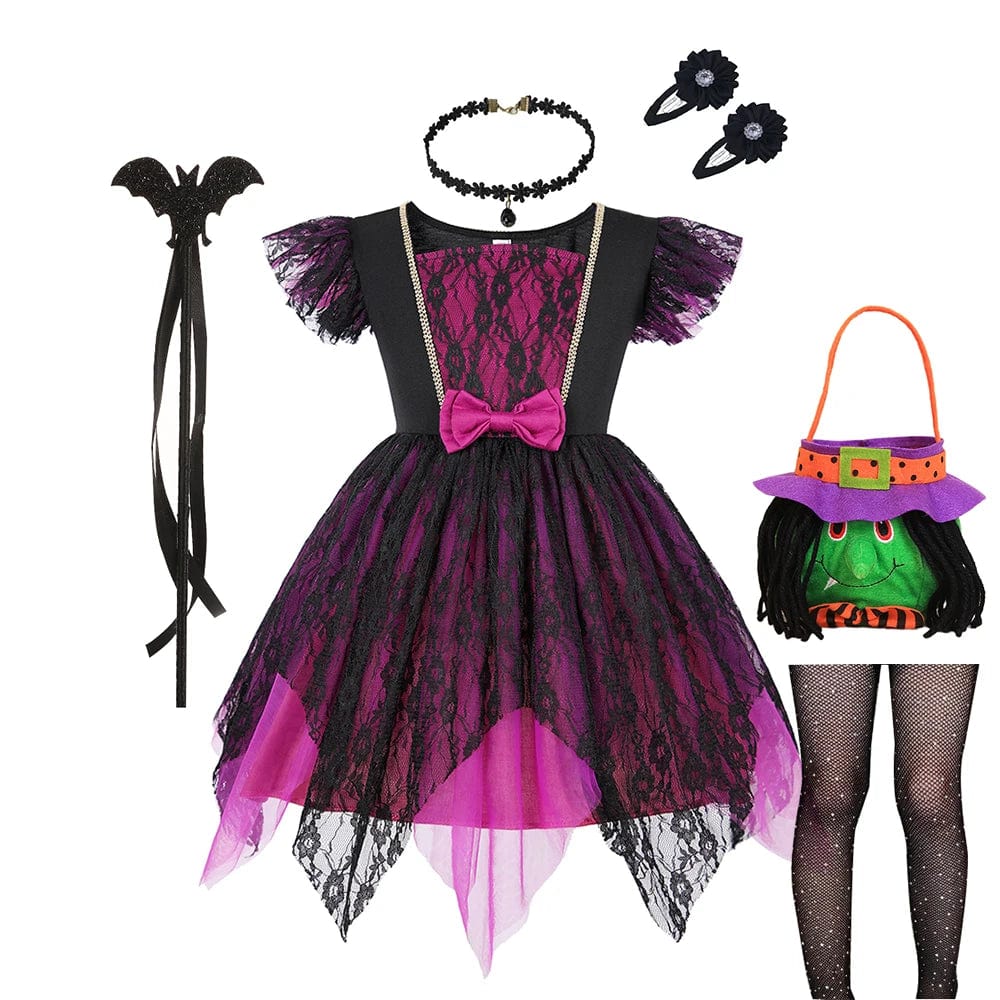 Girls Bat Costume Set