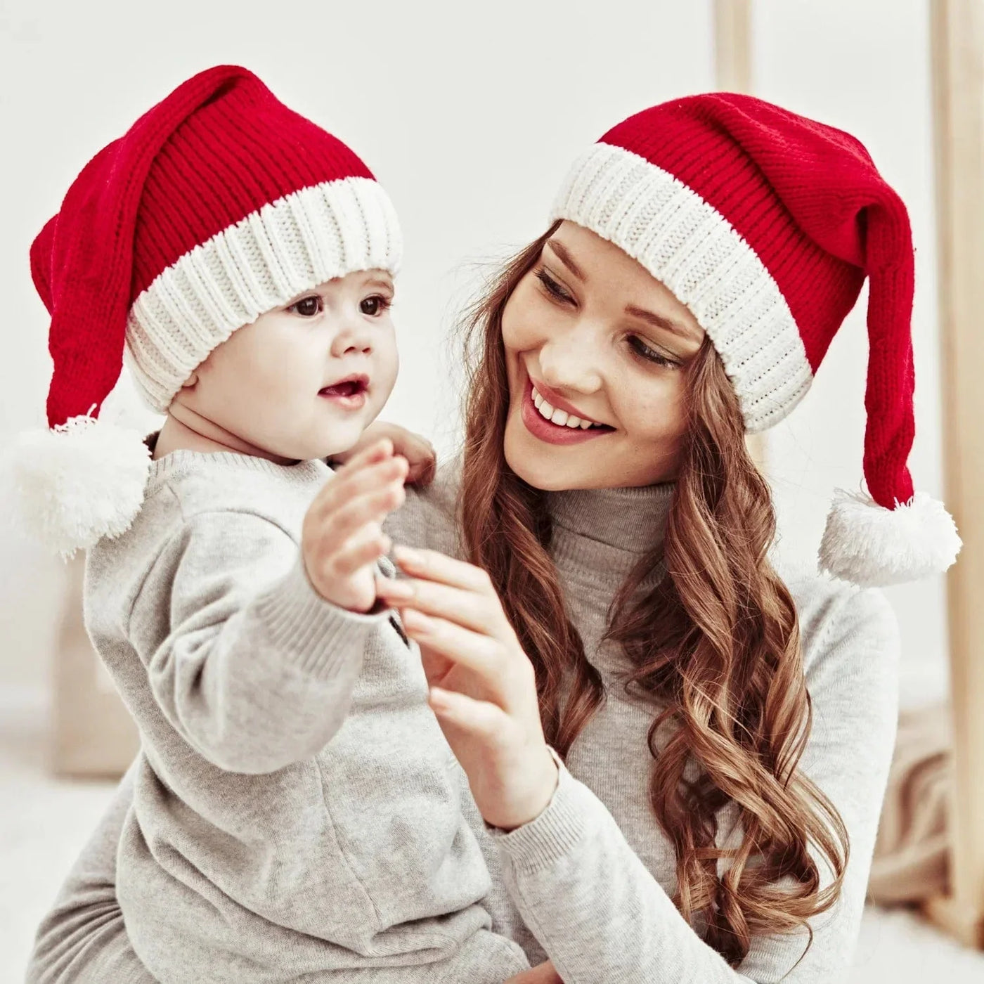 Christmas Knitted Santa Hat