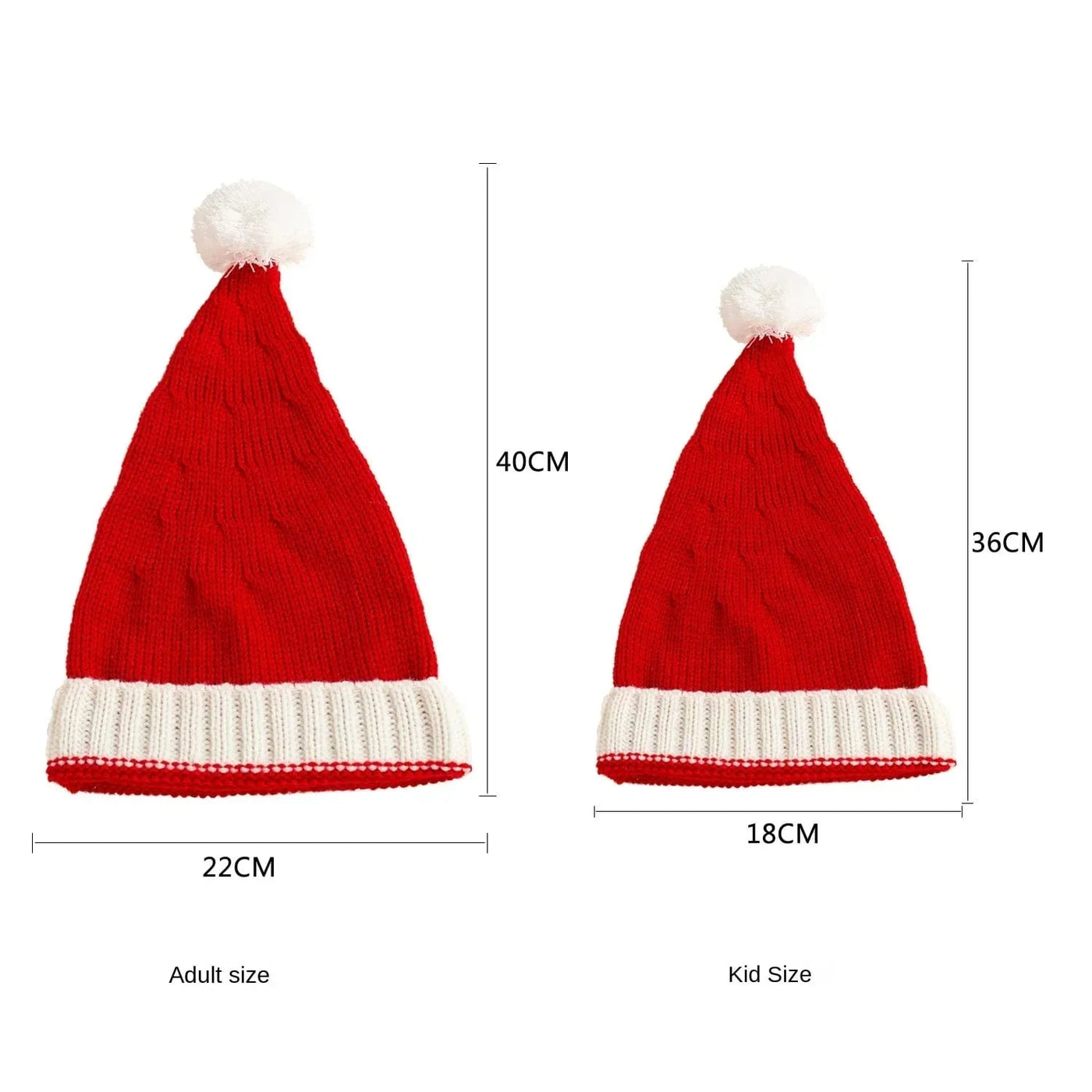 Christmas Knitted Santa Hat