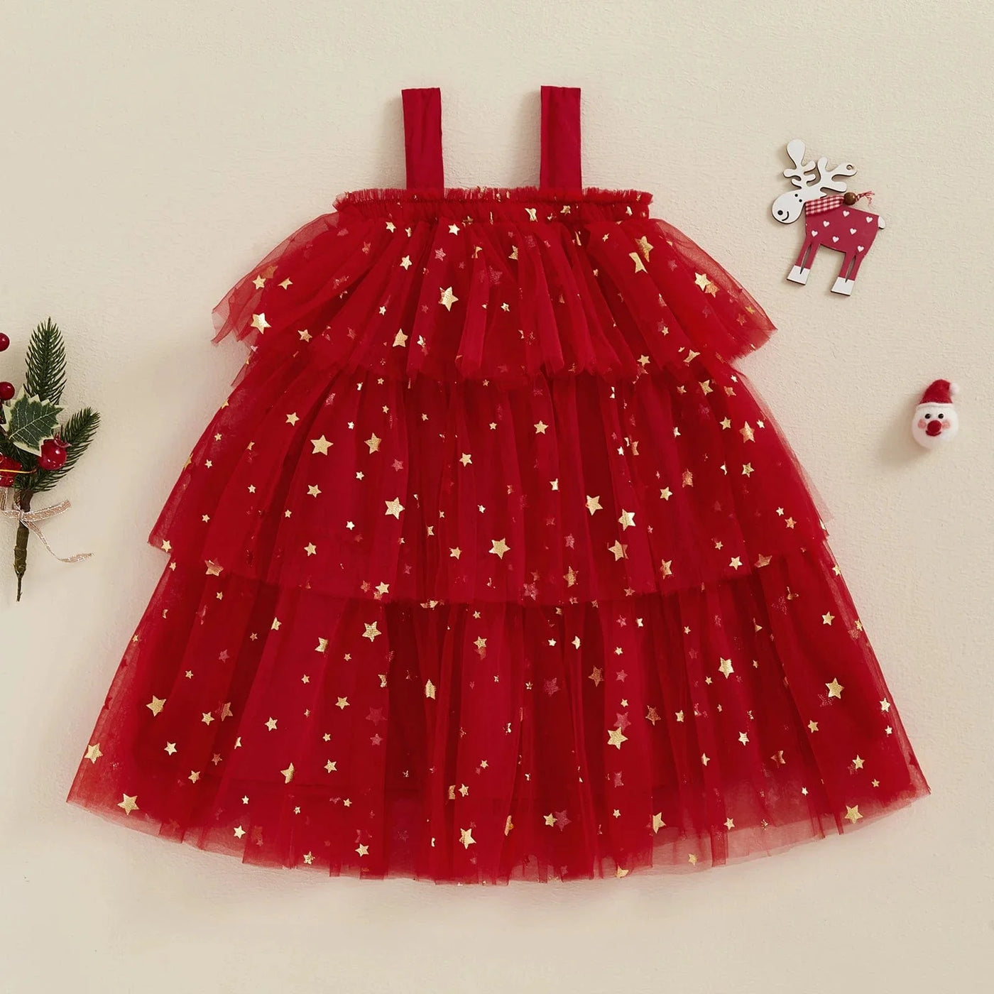 Girls Christmas Tree Dress