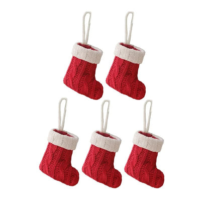 Mini Christmas Stocking Utensil Holders