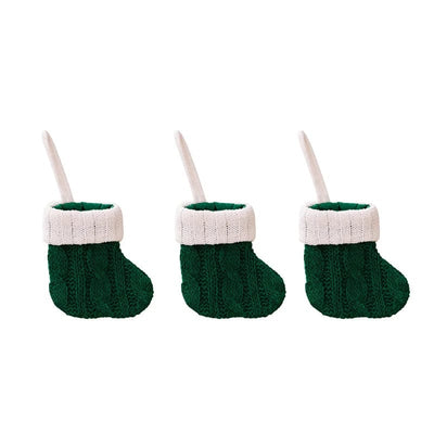 Mini Christmas Stocking Utensil Holders