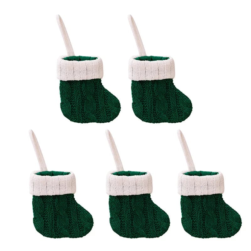 Mini Christmas Stocking Utensil Holders