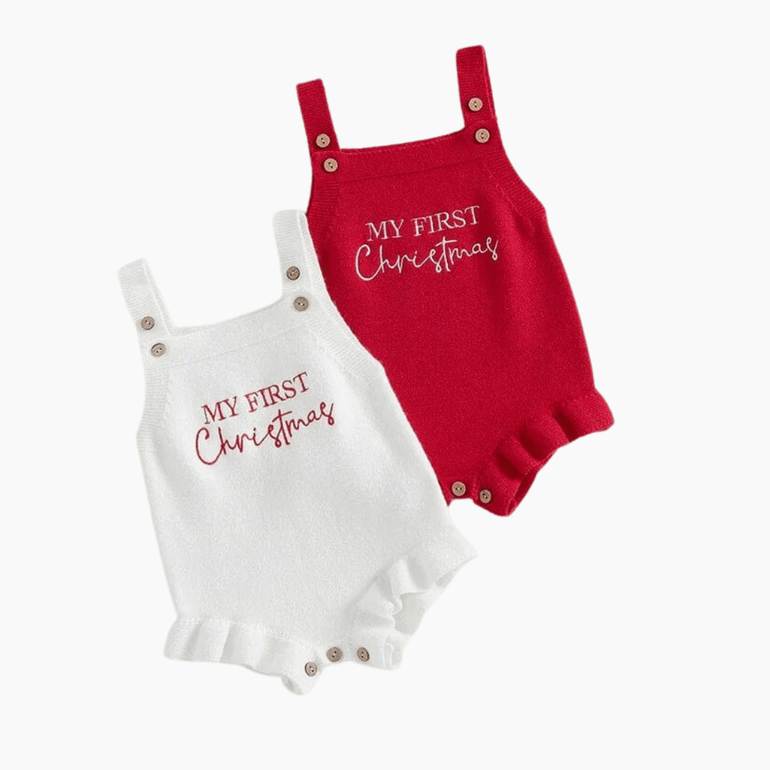 My First Christmas Baby Romper