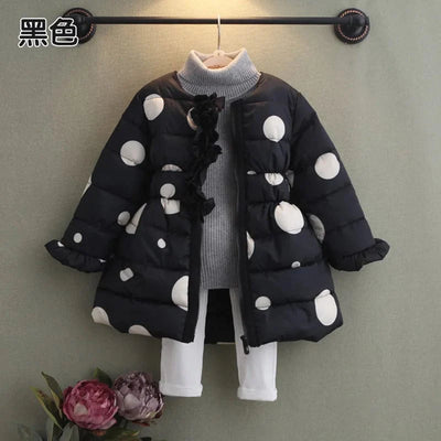 Trendy Kids Polka Dot Winter Jacket