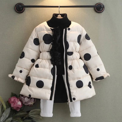 Trendy Kids Polka Dot Winter Jacket