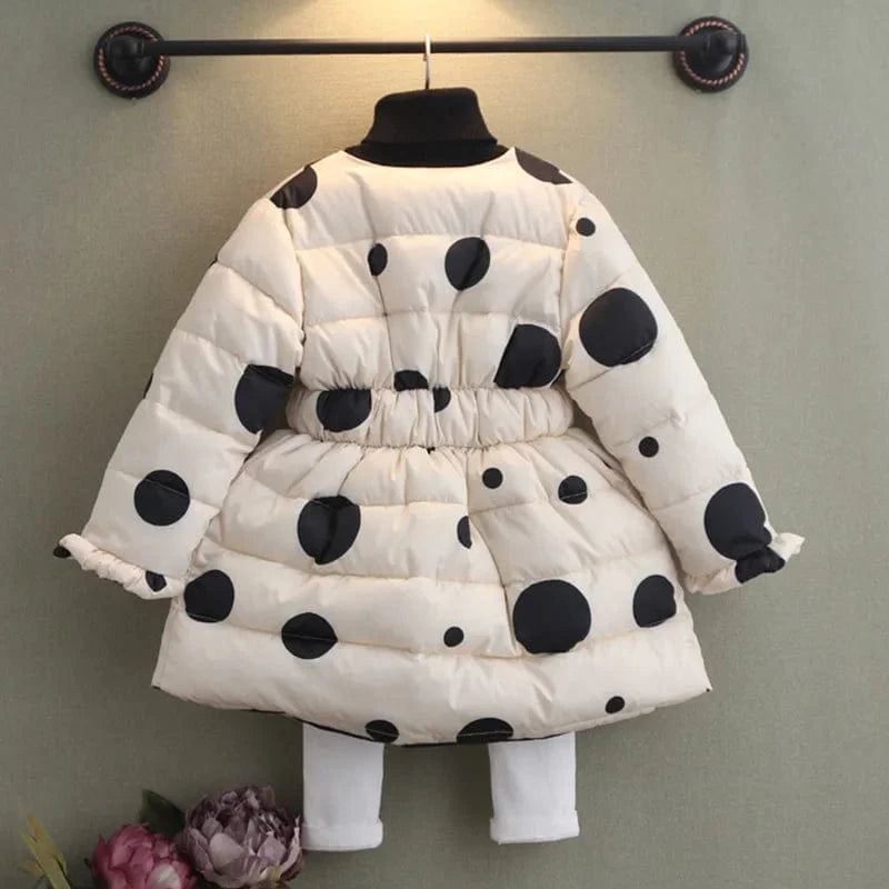 Trendy Kids Polka Dot Winter Jacket