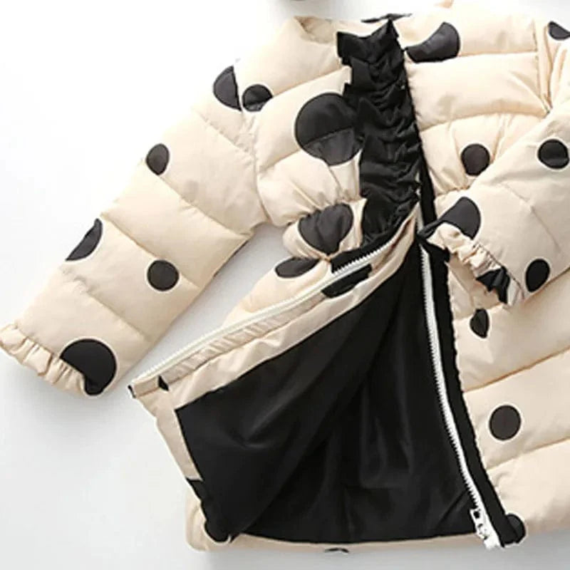 Trendy Kids Polka Dot Winter Jacket