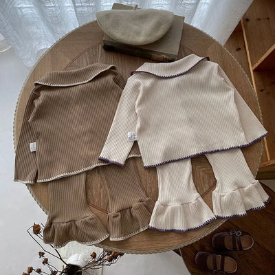 Soft Knit Girl Outfit Set