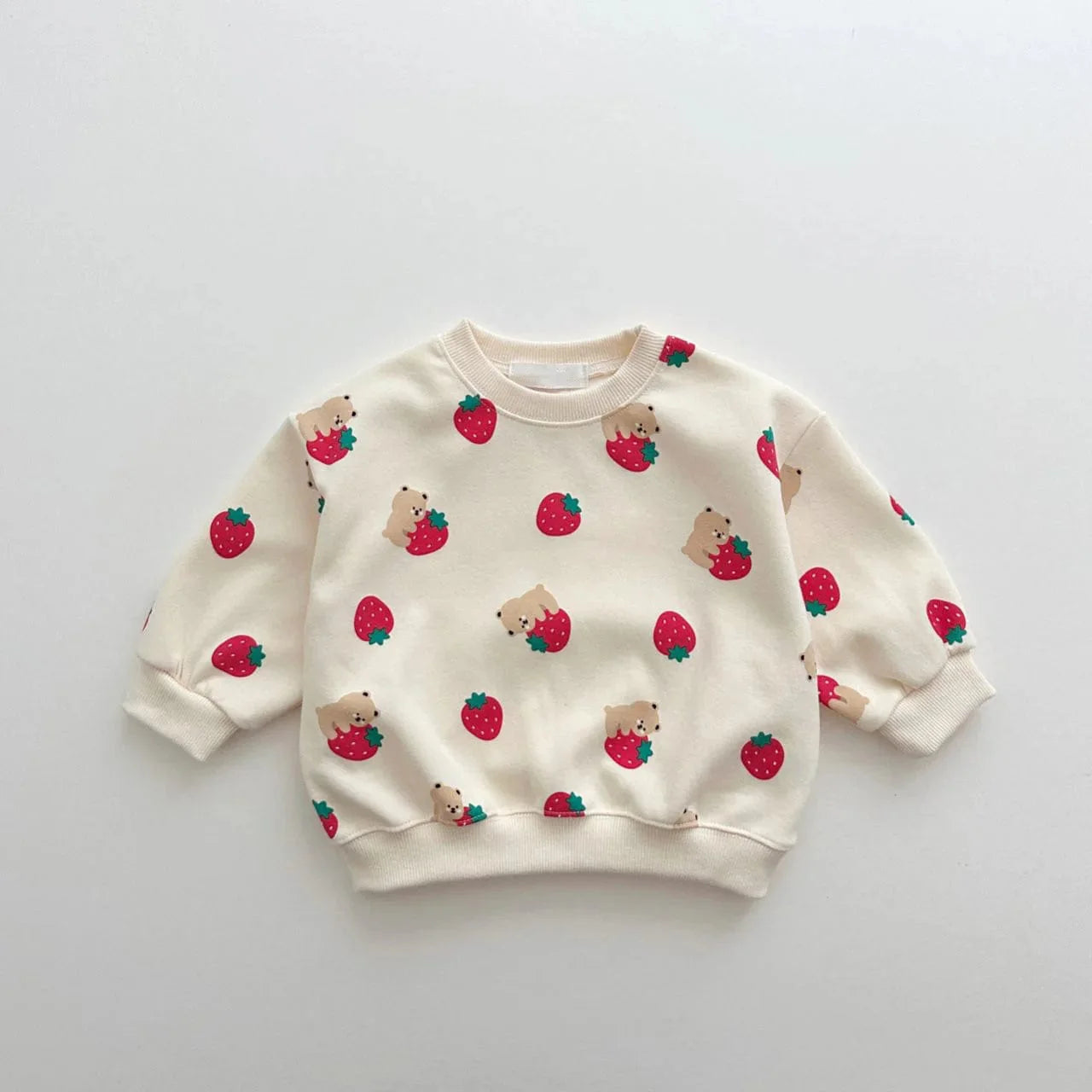 Strawberry Print Tracksuit Set