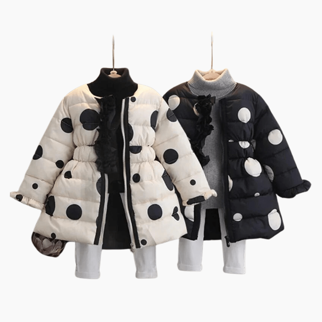 Trendy Kids Polka Dot Winter Jacket